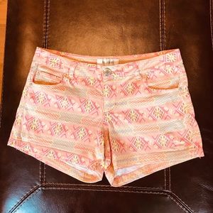 Celebrity Pink Multicolored Jean Shorts